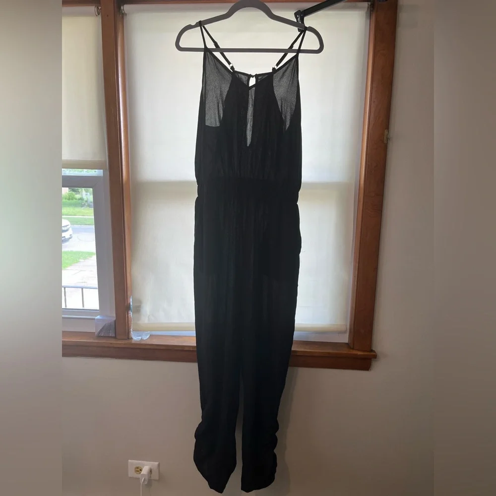 #7 Large Cupshe Elegant Black Sleeveless Jumpsuit - Picture 6 of 8